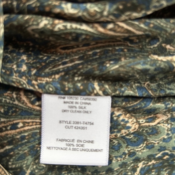 Joie Silk Blouse (Size Medium) - Picture 7 of 8